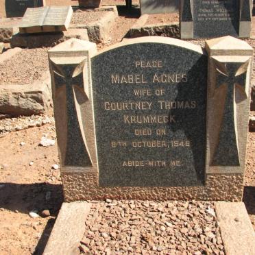 KRUMMECK Mabel Agnes -1948