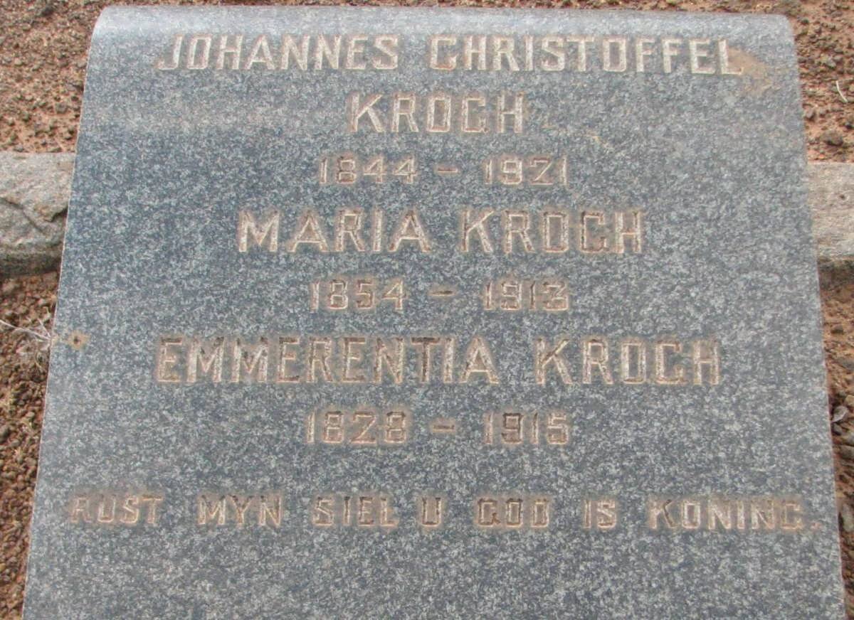 KROGH Emmerentia 1828-1915 :: KROGH Johannes Christoffel 1844-1921 &amp; Maria 1854-1913