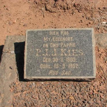 KIES P.J.J. 1903-1952