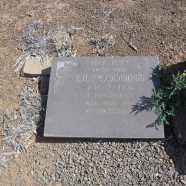 LODDING Ferdinand Wilhelm Louis Adolf 1869-1954 & Sophy Charlotte 1885-1939 :: LODDING Lily 1904-1990 #3