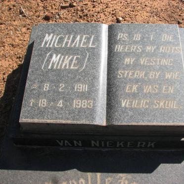 NIEKERK Michael, van 1911-1983