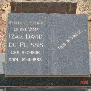 PLESSIS Izak David, du 1906-1963