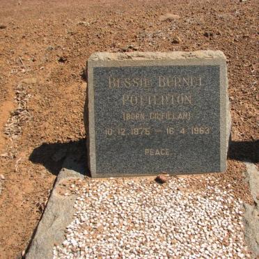 POTTERTON Bessie Burnet nee GILFILLAN 1875-1963