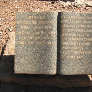 PLOOY Anna Susanna, du nee DU PREEZ 1875-1942