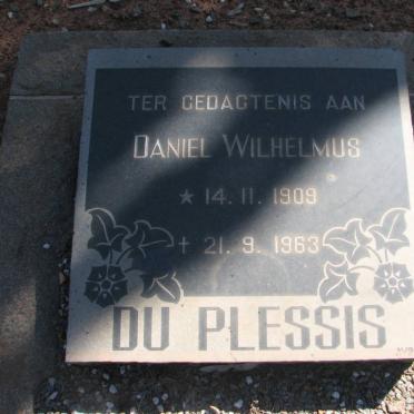 PLESSIS Daniel Wilhelmus, du 1909-1963