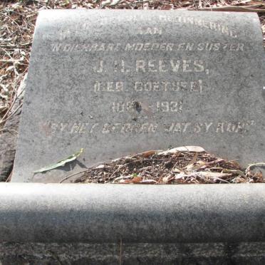 REEVES J.H. nee COETSEE 1864-1931