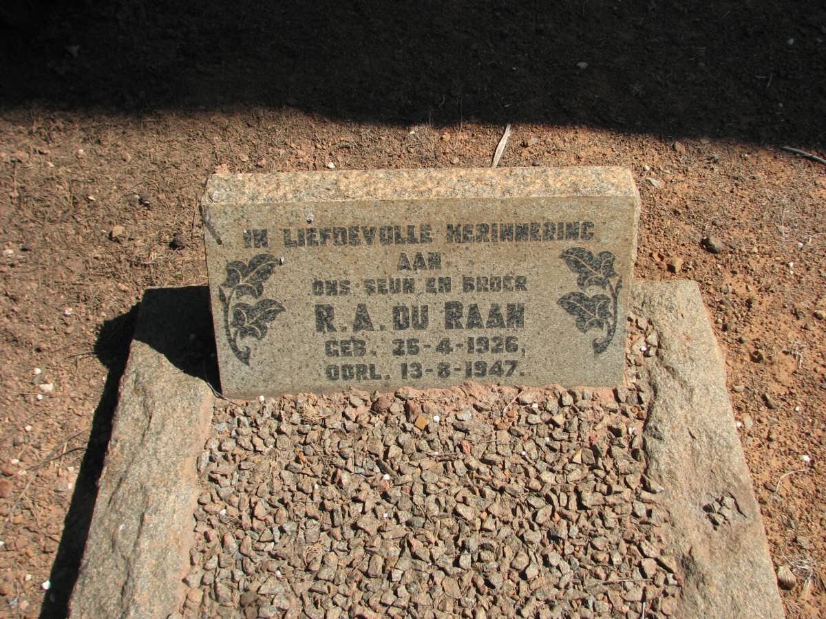 RAAN R.A., du 1926-1947