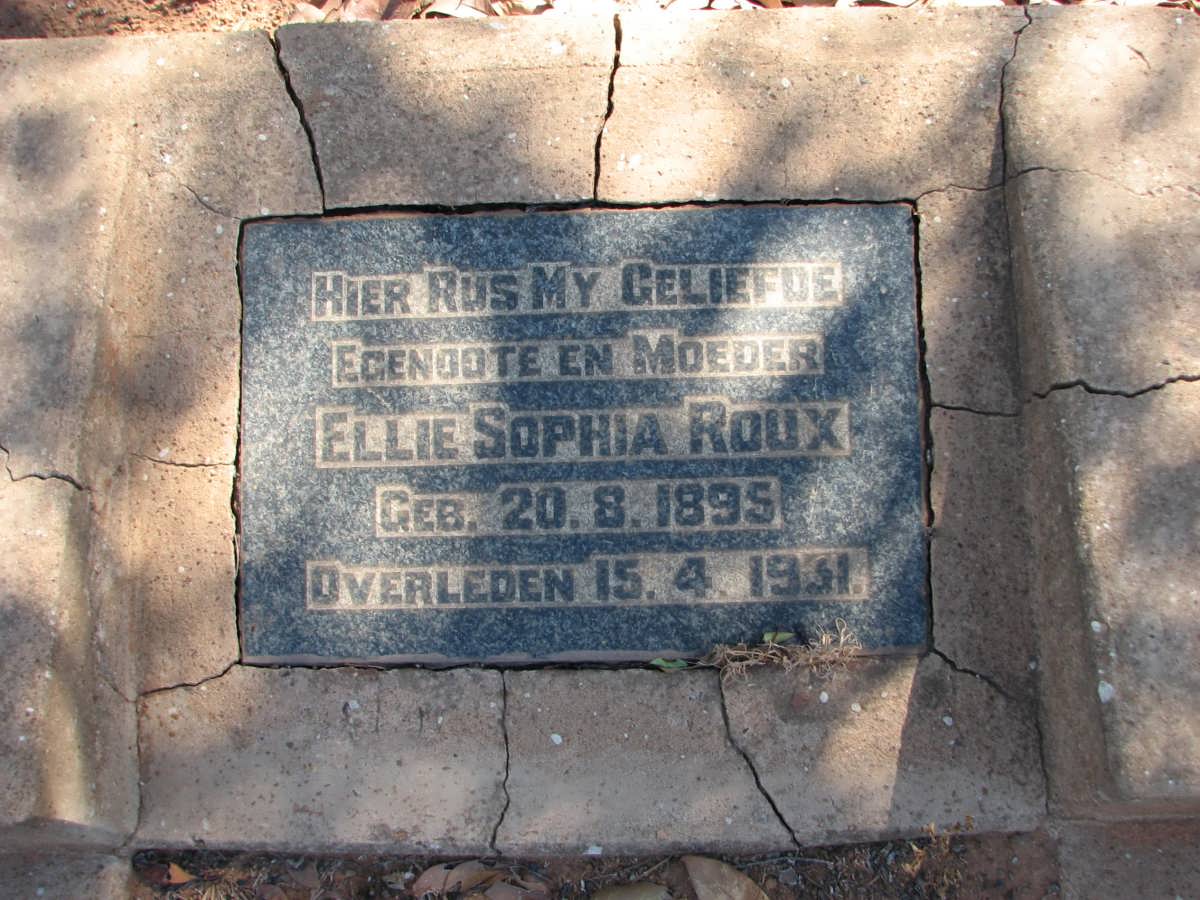 ROUX Ellie Sophia 1895-1931