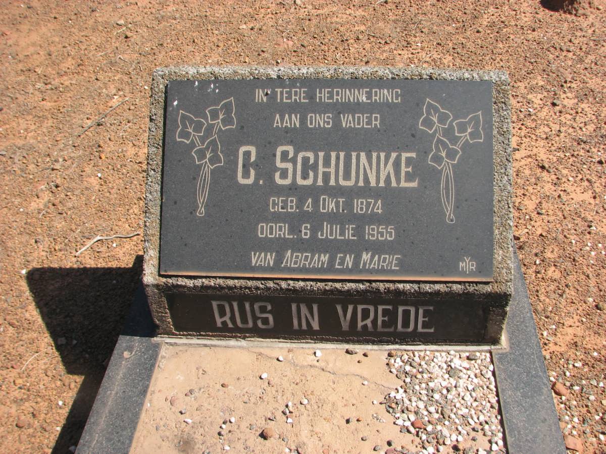 SCHUNKE C. 1874-1955