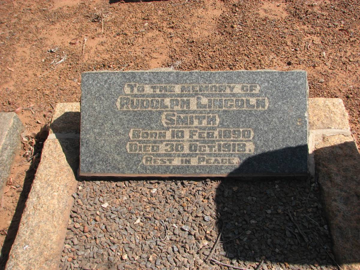 SMITH Rudolph Lincoln 1890-1918