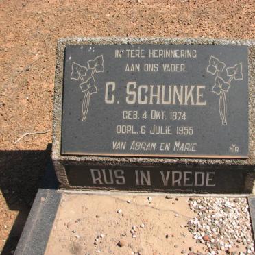 SCHUNKE C. 1874-1955