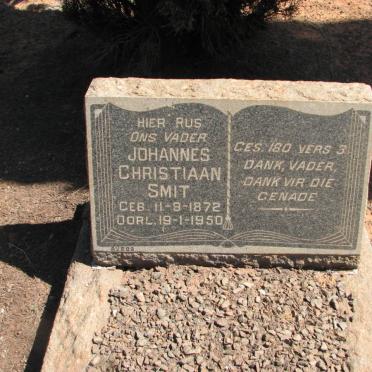 SMIT Johannes Christiaan 1872-1950