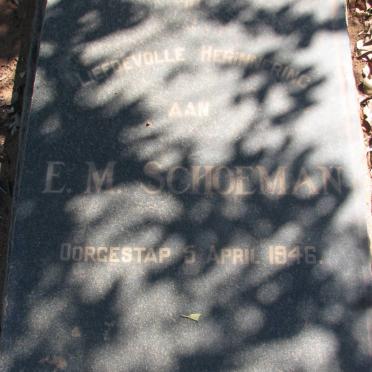 SCHOEMAN E.M. -1946