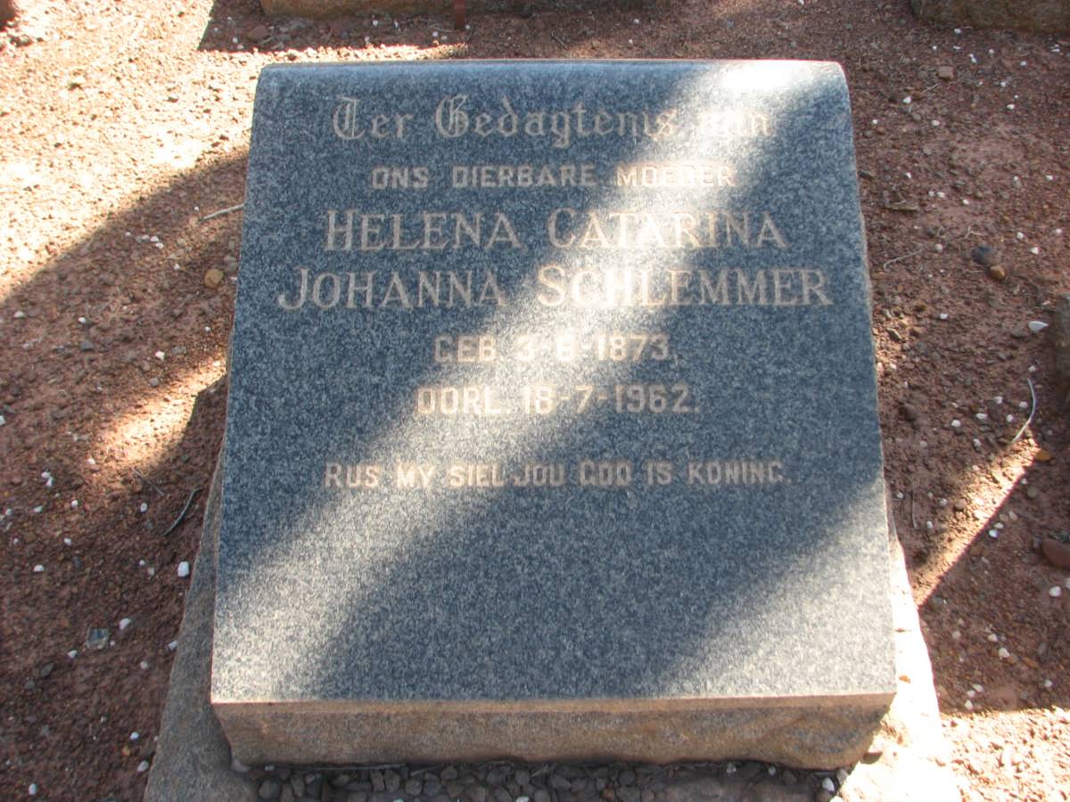 SCHLEMMER Helena Catarina Johanna 1873-1962