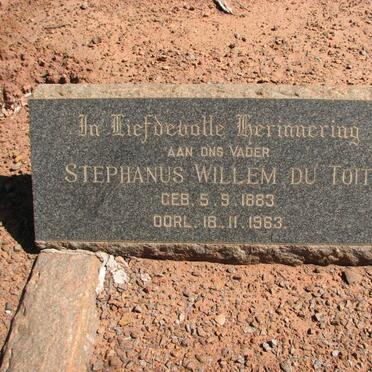 TOIT Stephanus Willem, du 1883-1963