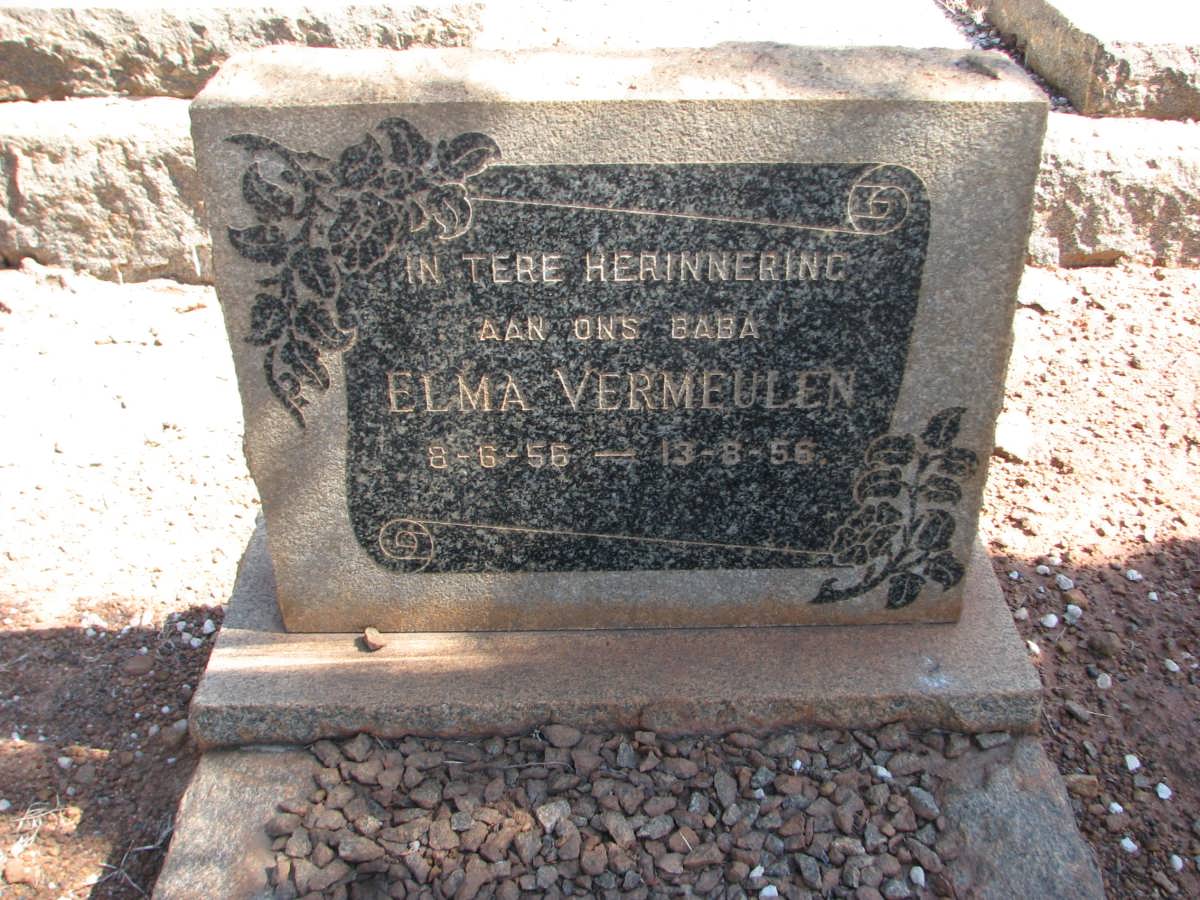 VERMEULEN Elma 1956-1956