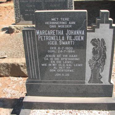 VILJOEN Margaretha Johanna Petronella nee SWART 1900-1994