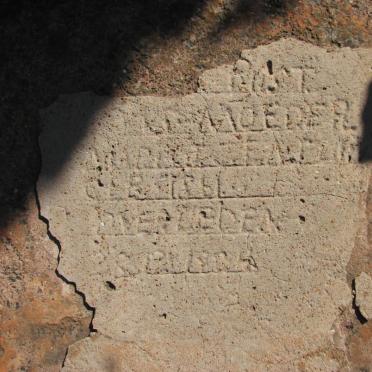 VENTER Maria 1861-19?5