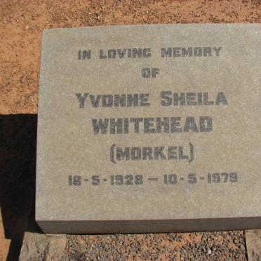 WHITEHEAD Yvonne Sheila nee MORKEL 1928-1979
