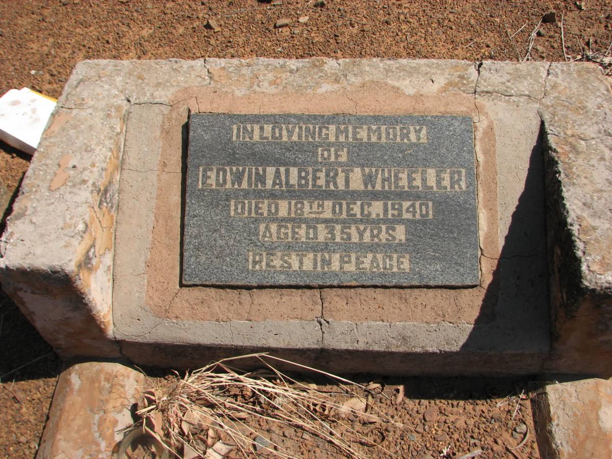 WHEELER Edwin Albert -1940