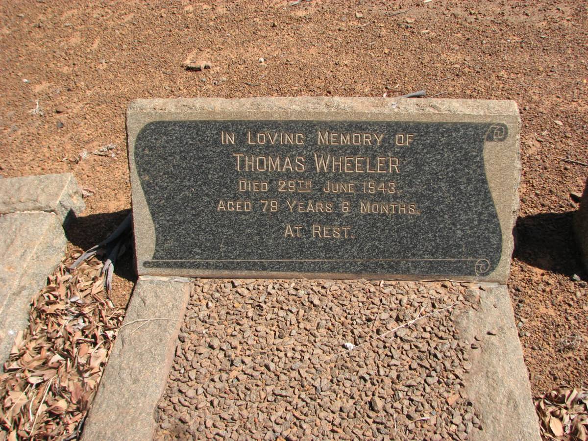 WHEELER Thomas -1943