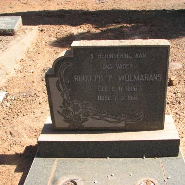 WOLMARANS Rudolph P. 1886-1966