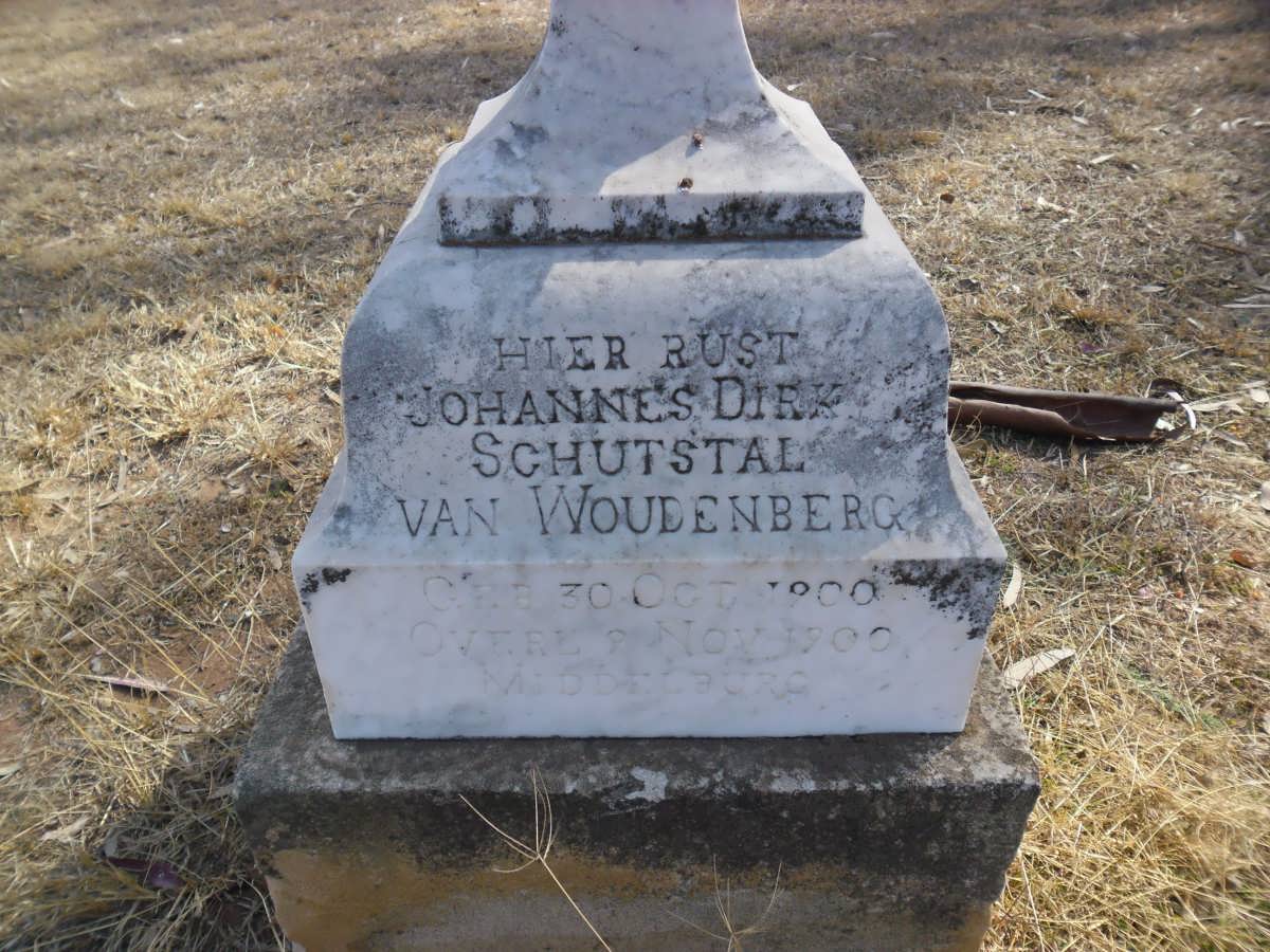 WOUDENBERG Johannes Dirk Schutstal, van 1900-1900