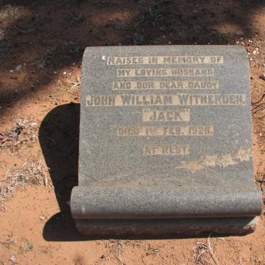 WITHERDEN John William -1928