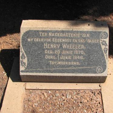 WHEELER Henry 1870-1946