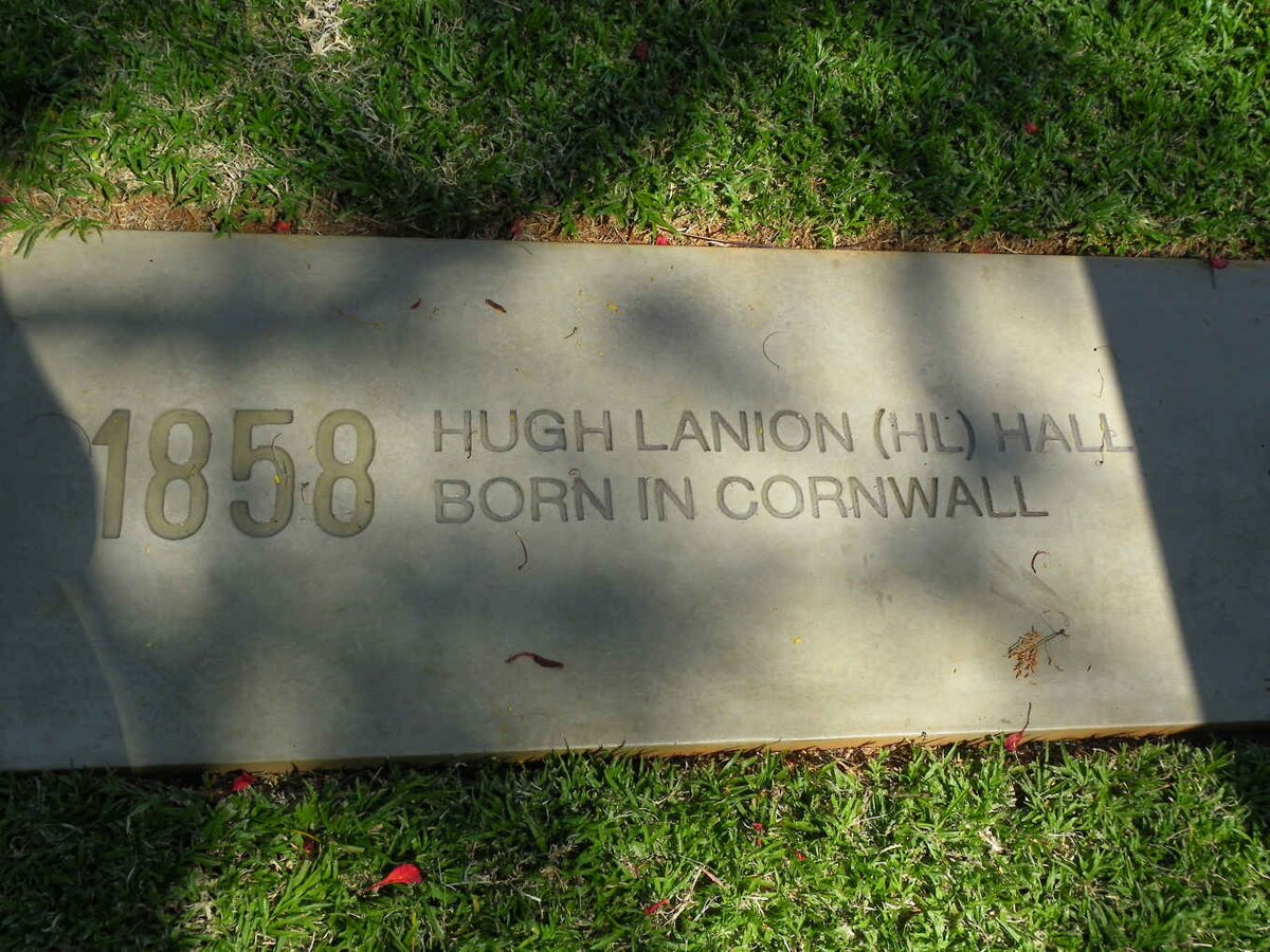 02. Hugh Lanion HALL born in 1858, Cornwall