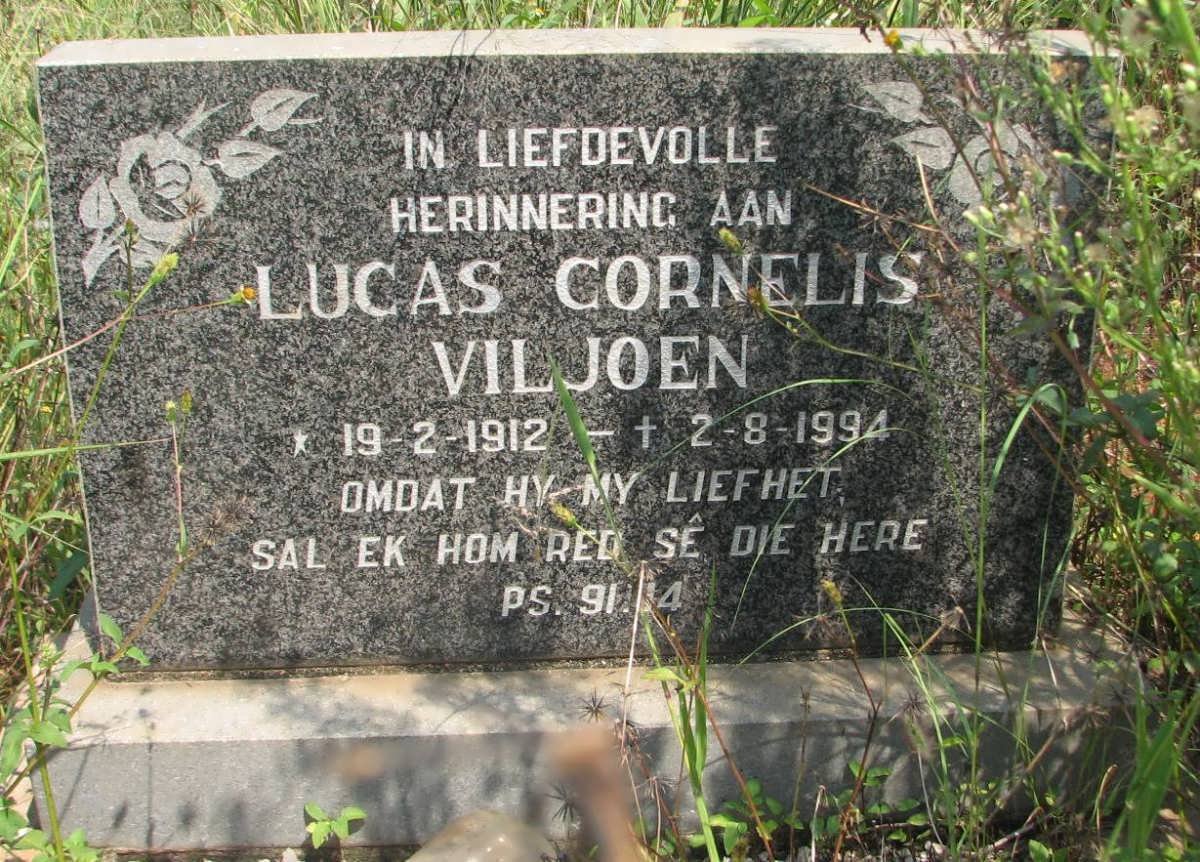 VILJOEN Lucas Cornelis 1912-1994