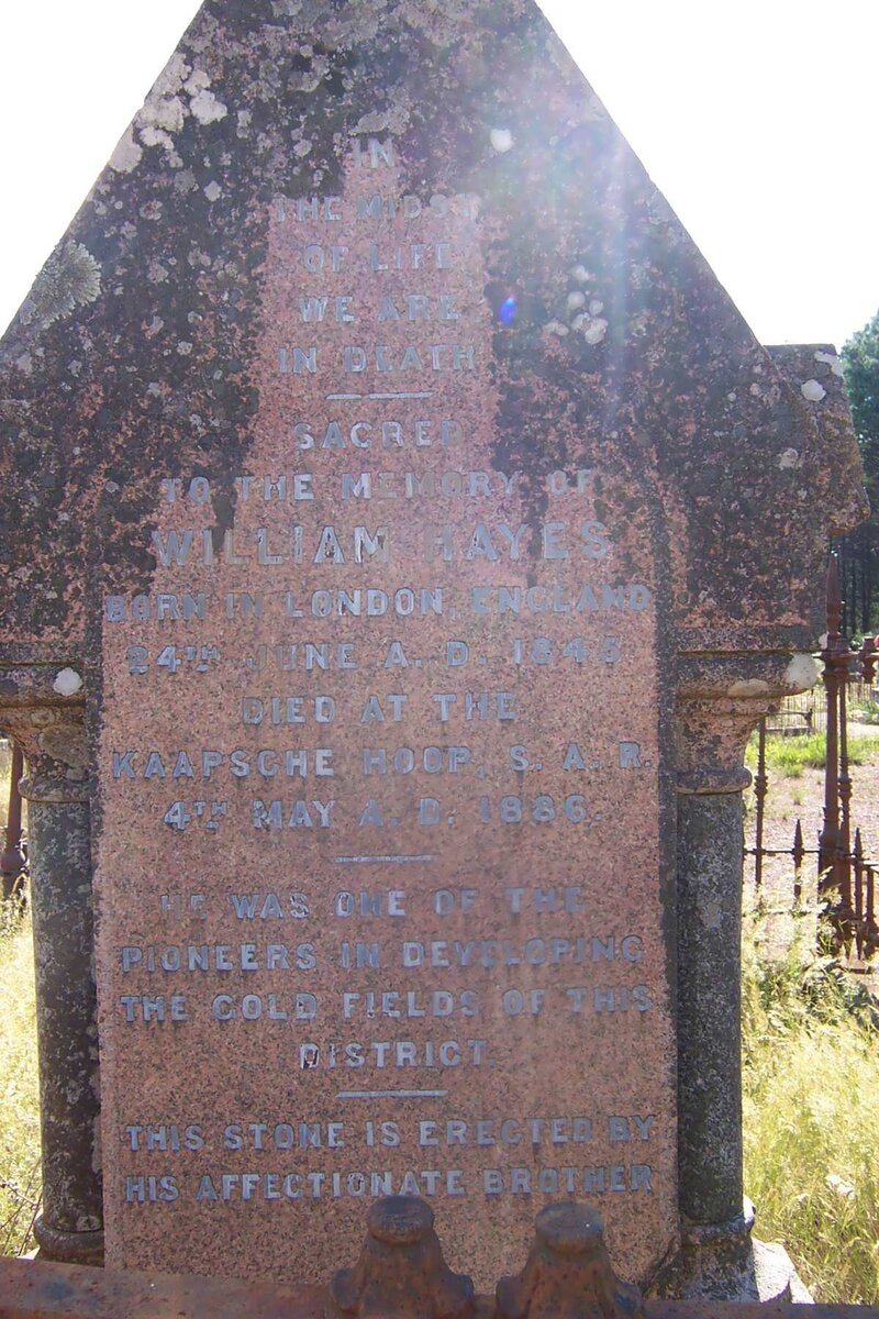 HAYES William 1845-1886