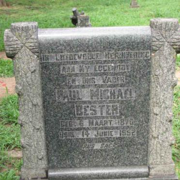 BESTER Paul Michael 1870-1952