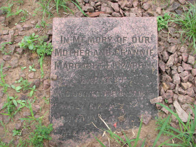 BARRETT Margaret Elizabeth ?