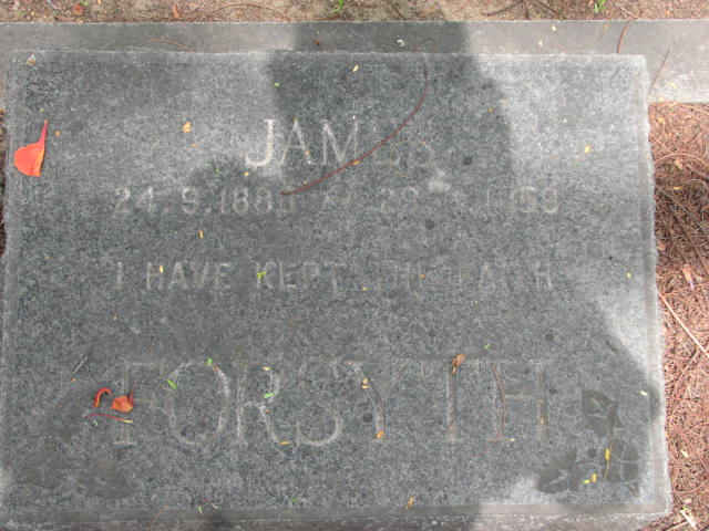 FORSYTH James 1888-1959