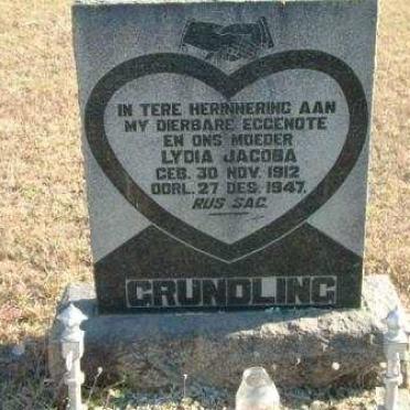 GRUNDLING Lydia Jacoba 1912-1947