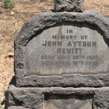 HEWITT John Aytoun 19?-1962