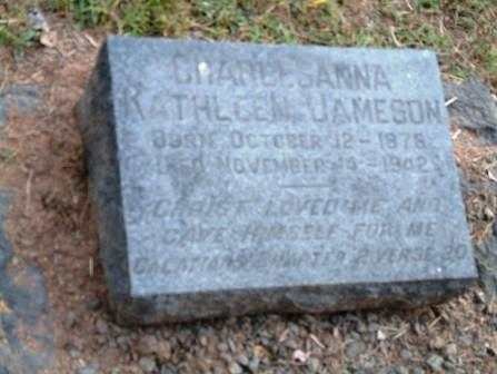 JAMESON Charles Anna Kathleen 1876-1942
