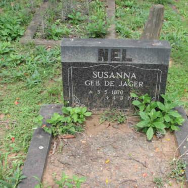 NEL Susanna nee DE JAGER 1870-1939