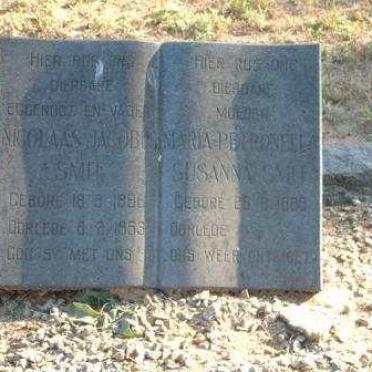 SMIT Nicolaas Jacobus 1886-1959 &amp; Maria Petronella Susanna 1889 -