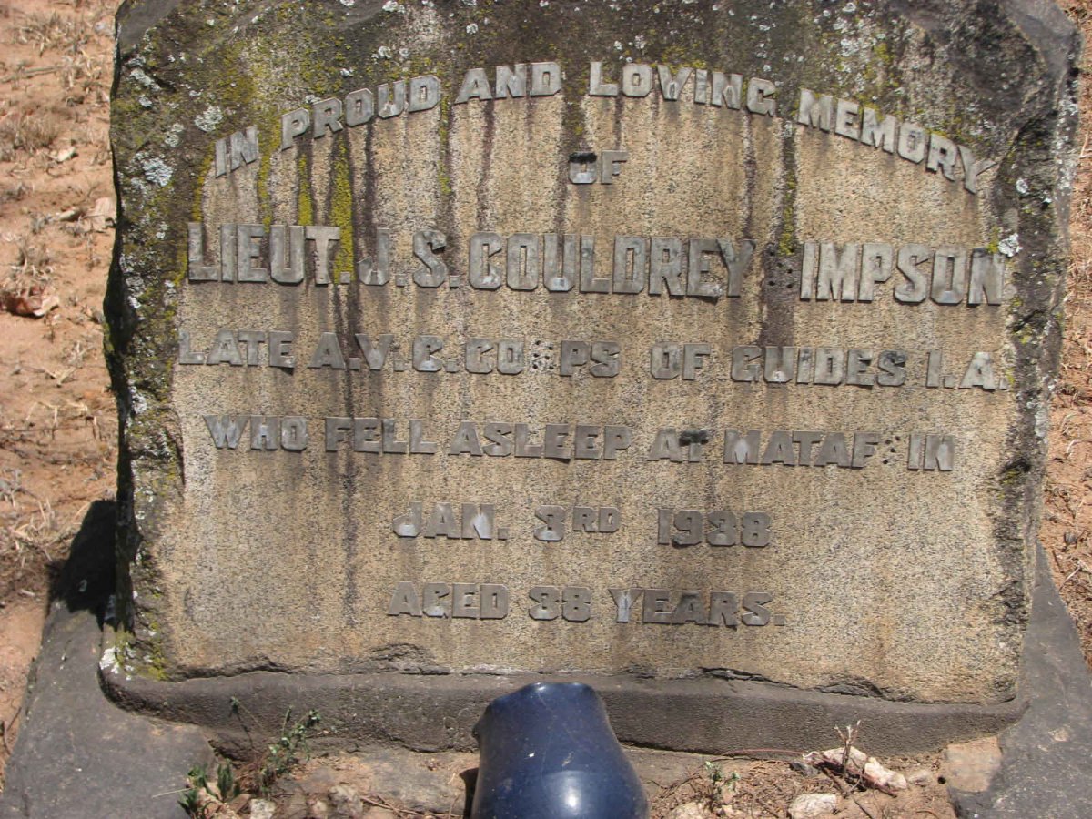 SIMPSON J.S., Couldrey -1938