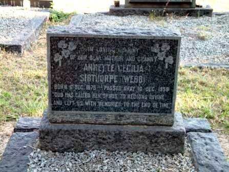 SIBTHORPE Annette Cecilia nee WEBB 1876-1959