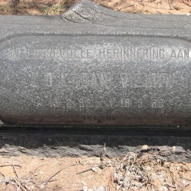 VILJOEN J.D.L. 1893-1969