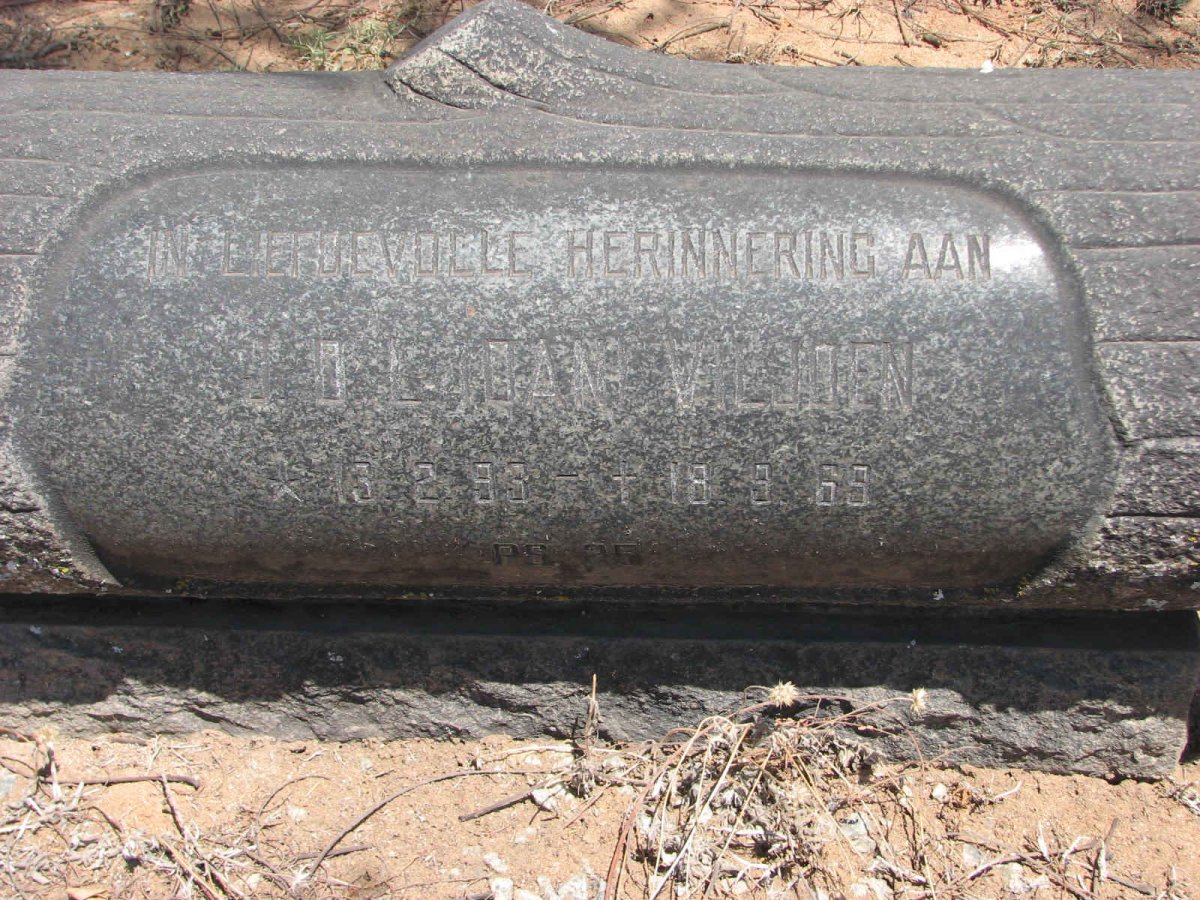 VILJOEN J.D.L. 1893-1969