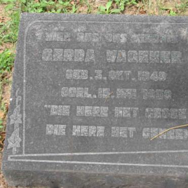 WAGENER Gerda 1949-1950