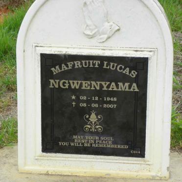 NGWENYAMA Mafruit Lucas 1948-2007