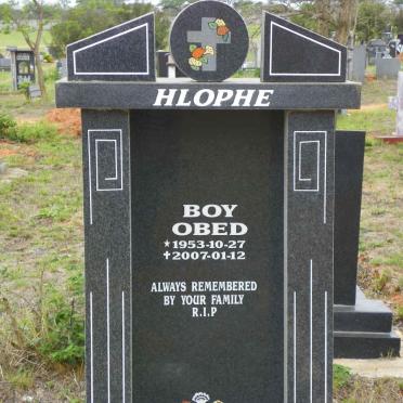 HLOPHE Boy Obed 1953-2007