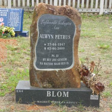 BLOM Alwyn Petrus 1947-2009