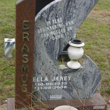 ERASMUS Ella Janey 1935-2008