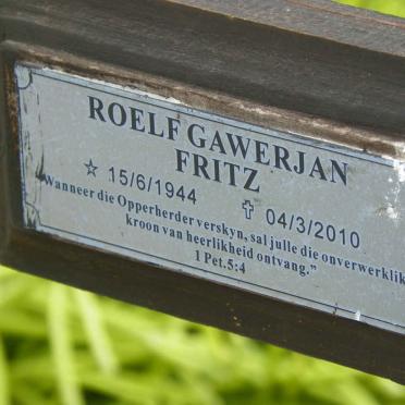 FRITZ Roelf Gawerjan 1944-2010